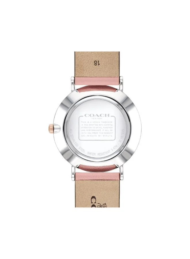 كوتش ساعة يد تناظرية كاجوال